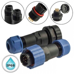 SZC16 9P-F-M, Разъём герметичный SZC16 9P-F-M, 9 контактов