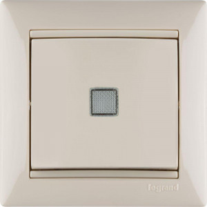 Выключатель 10A подсв СЛНК VLN 774310