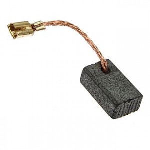 BRUSH 5.5X8.5X13.5 WIRE, Щетка графитовая для электродвигателя, медный провод, клемма ножевая