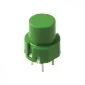 D6R50F1LFS, Микропереключатель кнопочный один контакт на замыкание 0.1A 32В мощность коммутации 3ВА монтаж в отверстие коробка