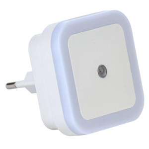 Светильник-ночник 018 квадрат датчик освещения 220В LDNN8-018-SQ-P-00-S-K01