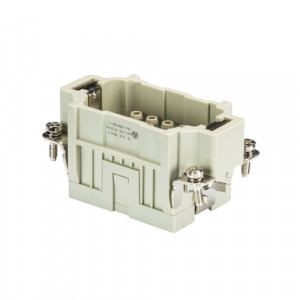 Вилочная контактная вставка BAS STCK 18 50, Вилочная контактная вставка, обжимная фиксация, 18 полюсов + PE, типоразмер 10B, 500V, 16A, (обжимные контакты поставляются отдельно)