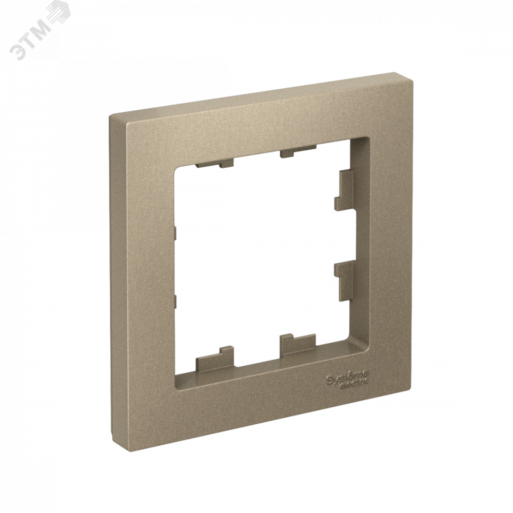 Изображение товара Рамка 1-м AtlasDesign шампань SE ATN000501 для скрытого монтажа Изображение товара Рамка 1-м AtlasDesign шампань SE ATN000501 для скрытого монтажа