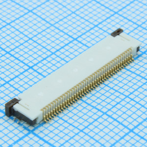 541044031, Соединитель FFC/FPC 40 контактов шаг 0.5мм угловой SMD серия Easy-On™ лента на катушке