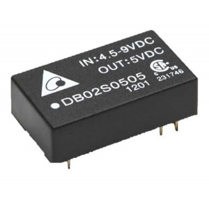 DB02D0505A, Преобразователи постоянного тока в постоянный с изоляцией DC/DC Converter, +/-5Vout, 2W