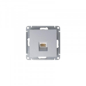 Розетка компьютерная 1-м AtlasDesign RJ45 кат.5E механизм алюм. SE ATN000383