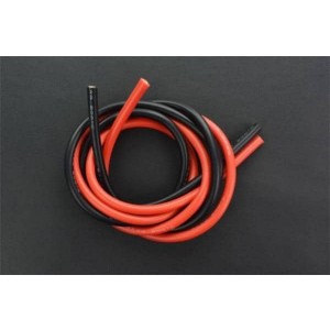 FIT0583, Принадлежности DFRobot High Temperature Resistant Silicone Wire (14AWG 2.5 mm2 1m Red &Black)