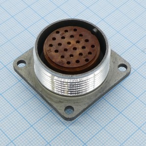 2РМТ27Б24Г1В1В, Соединитель  цилиндрический низкочастотный негерметичный