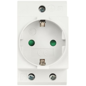 Розетка на DIN-рейку PRO MRD10-16-E 16А с заземлением1шт Б0057482