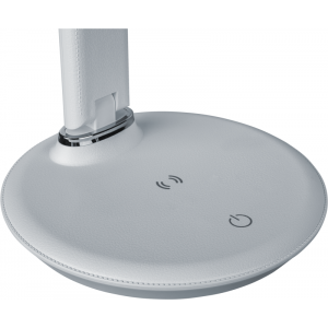 Светильник светодиодный настольный 80 683 NDF-D044-8W-MK-WH-LED 8Вт 2700/4000/6000К 300лм сенсор USB ЖК дисплей (дата/время/будильник/температура) на основании бел. 80683