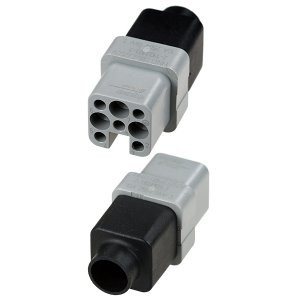 2-1103101-3, Корпус прямоугольного разъема прямая вставка поликарбонат коробка