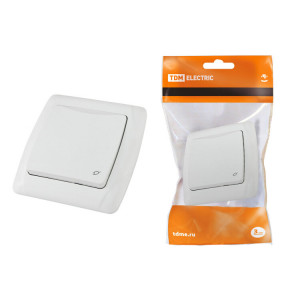 Розетка с крышкой 2П+З 16А 250В IP44 белая "Онега" SQ1805-0019