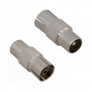 F ТВ ШТЕКЕР / ГНЕЗДО, Разъем высокочастотный, переходник RF штекер - RF гнездо