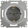 Розетка 1-м СП Florence 16А IP20 с заземл. защ. шторки винтов. клеммы механизм сер. (1E10101302) 2172833