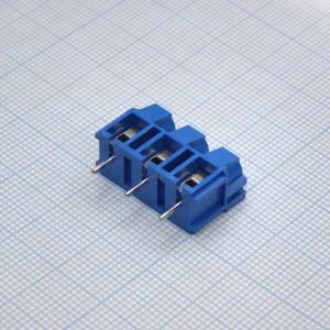 DG360-7.5-03P-12-00A(H), Винтовой клеммный блок с защитой провода, 3 контакта. Серия DG360-7.5