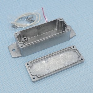 G102MF, Герметичный алюминиевый корпус с фланцами, IP65, некрашеный