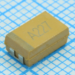 TS20001H6R8KDT000R, ЧИП-конденсатор танталовый 6.8мкФ 50В типоразмер D ±10% (7.3х4.3х2.8мм) выводы внутрь SMD 7343-31 125°С лента на катушке