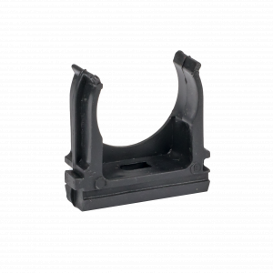 Держатель для труб (клипса) d32мм черн. (уп.50шт) Plast derj-z-32-black