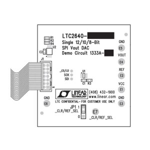 DC1333A-A, Средства разработки интегральных схем (ИС) преобразования данных LTC2640-LM12 Demo Board - 12-Bit SPI DAC