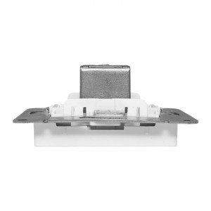 Механизм розетки TV, опроходная, белый Эпика EKF UP1-SOW-TV-2