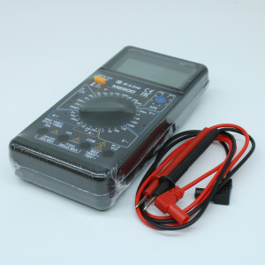 M-890D, Мультиметр цифровой для измерения постоянного и переменного напряжения, постоянного и переменного тока, сопротивления,  проверки диодов, транзисторов, звуковой прозвонки.