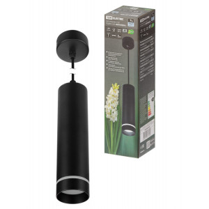 Светильник-спот подвесной LED, 7 Вт, 230 В, 50 Гц, 4000К, IP20, "Вероника", черный, SQ0356-0423