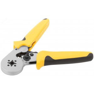 Пресс-клещи для обжима втулочных наконечников 0,25-10 мм, прорезиненные ручки 175 мм 60072