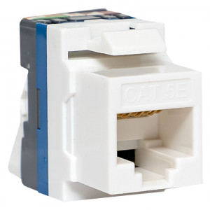 Модуль Keystone TERACOM CS Cat.5E неэкранированный 110 IDC 180 градусов самозажимной (Toolless) серый TRCS-KSTN-RT180-5EUTP-GY