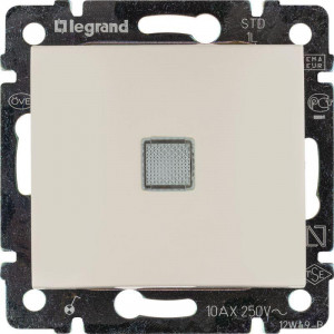 Выключатель 10A подсв СЛНК VLN 774310