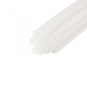 Трубка термоусадочная СТТК (3:1) 6/2 прозрачная, двустенная клеевая термоусаживаемая трубка в метровой нарезке