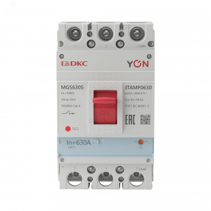 Выключатель автоматический MGS630 3P 504-630A 60kA YON MGS630S-3TAMF0630