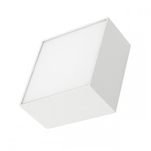 Светильник SP-QUADRO-S120x120-13W Warm3000 (WH, 120 deg, 230V) 034775, Накладной светильник. Мощность 13 Вт, св. поток 540-680 лм, 52 лм/Вт, теплый 3000 K, CRI>90, угол 120°, напряжение питания 230 В. Белый квадратный корпус из алюминия, экран PC, степень защиты IP40. Размер: длина 120 мм, ширина 120 мм, высота 59 мм. Монтаж