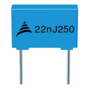 B32529C0474J289, Конденсатор металлоплёночный полиэтилентерефталатный 0.47мкФ 63В ±5% (7.3х3.5х8мм) шаг выводов 5мм 125°С автомобильного применения лента в коробке