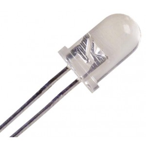 TSHG6200, Излучатель инфракрасный 850нм 1800мВт/стерадиан круглый верх монтаж в отверстие 2-Pin T-1 3/4