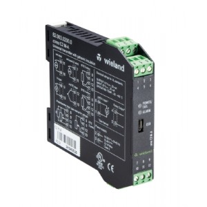 Модуль cores C2 M-A, Разделительный усилитель с гальванической развязкой трех цепей, входной сигнал: напряжение, ток, термопара, потенциометр, выходной сигнал: напряжение, ток, цифровой преобразователь, ширина 17,5 мм, винтовая фиксация провода, серия cores