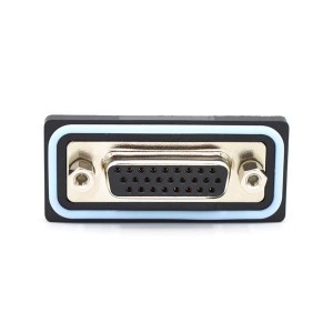 HDF-S26-203L011, Соединители с высокой плотностью контактов D-Sub 26 pin solder cup F flash 4-40 int thrd