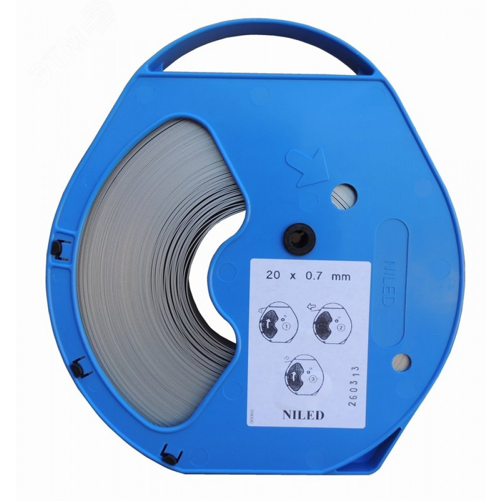 Изображение товара Лента бандажная F 207 из нержавеющей стали 20х0.7х50