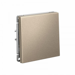 ARTGALLERY 1-клавишный ВЫКЛЮЧАТЕЛЬ, 10АХ, механизм, быстрозажимные клеммы, ШАМПАНЬ GAL000511S