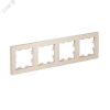 Рамка 4-м AtlasDesign универс. беж. SE ATN000204