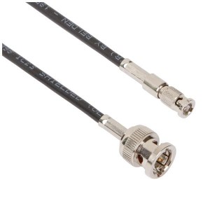 095-850-130M050, Соединения РЧ-кабелей HD BNC STR Plug- BNC PLG Belden 1855A .5M