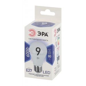 Лампа светодиодная LED A60-9W-860-E27 A60 9Вт груша E27 холод. бел. Б0032248