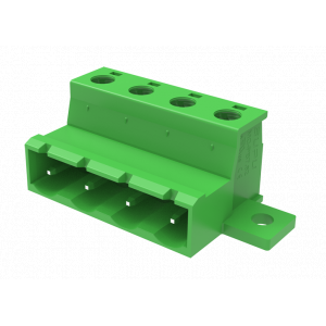 Вилочный разъем на кабель MC-PB7.62H24C-B-0001, Вилочный разъем, прямой, на кабель, шаг: 7.62 мм, 24 полюса, фиксация провода винтовая, исполнение: с дополнительной фиксацией на плате, 630V, 12A, цвет: зеленый