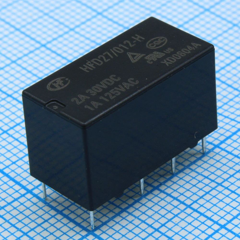 Изображение товара Сигнальное реле HFD27/012-H 12В 3А от HONGFA для автоматизации и управления