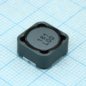 CDRH125NP-181MC, Силовая SMD индуктивность 180мкГн ±20% 0.9A 0.29Ом c магнитным экраном