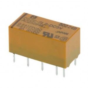 DS2E-S-DC5V, Сигнальное реле, DPDT, 5 В DC, 3 А