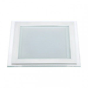 Светодиодная панель LT-S160x160WH 12W Warm White 120deg 015562, Стеклянная квадратная панель 12Вт / ТЕПЛЫЙ 2700-3000K / 950лм / 120°. Размер 160x160x45мм (в отверстие 125x125мм). Корпус белый. Питание от сети 230VAC, драйвер в к-те 300mA 25-45V. Для использования с диммерами TRIAC замените драйвер на ARJ-LK48320-DIM