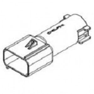 13520909, Автомобильные разъемы 1P M BLK CONN POWER PK. 2000