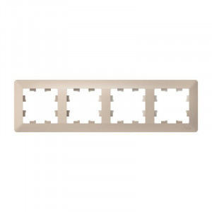 ATLASDESIGN AIR 4-постовая РАМКА, ПЕСОЧНЫЙ/дымчатый белый ATN221204