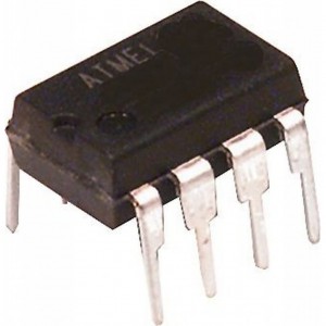 ATTINY45-20PU, Микроконтроллер AVR 4K-Флэш-память/256-ЭППЗУ/256-ОЗУ/4x10АЦП   электропитание 2.7-5.5 В