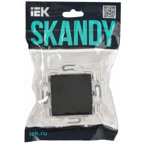 SKANDY Заглушка с суппортом SK-C01T титан IEK SK-PL10-K48